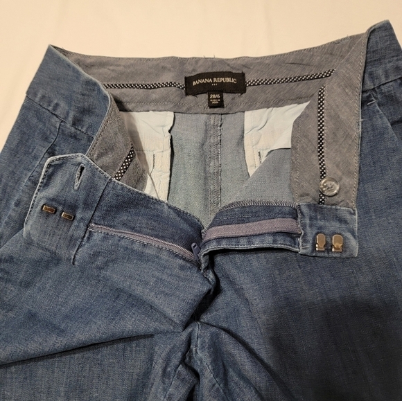 Banana Republic Denim Stretch Shorts Size 28 / 6 - Picture 3 of 4